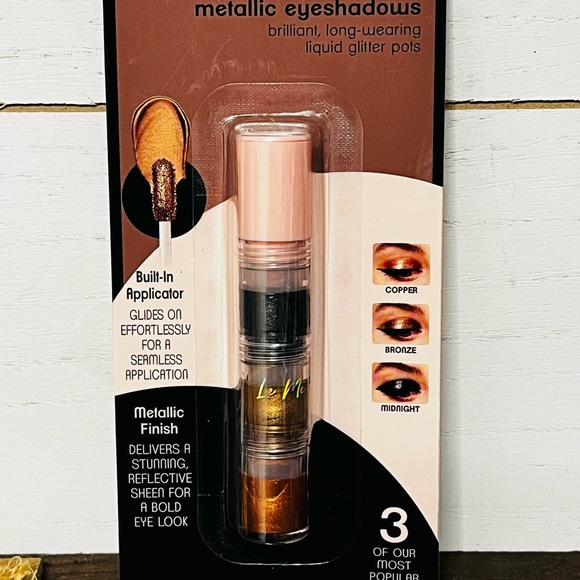 La Mercerie Other - La Mercerie Metallic Eyeshadow Set - Copper, Bronze, Black